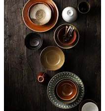 Kyoto ceramics Japansk Tallrik liten Brun