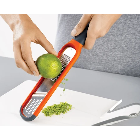 Handi-Grate 2-in-1 Mini Grater and Slicer - Orange