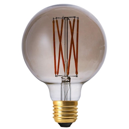 PR Home Elect LED Filament Globe Smoke 95mm