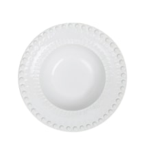 Assiette creuse DAISY blanc 21 cm