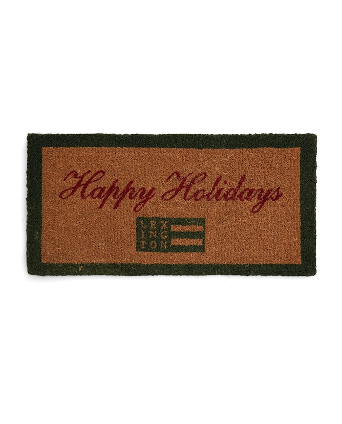 Happy Holidays Coir Fibre Door Mat  45x90 Natur