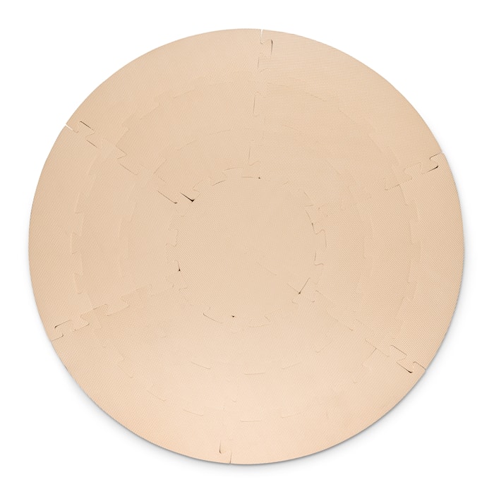 Lekmatta Rund Beige