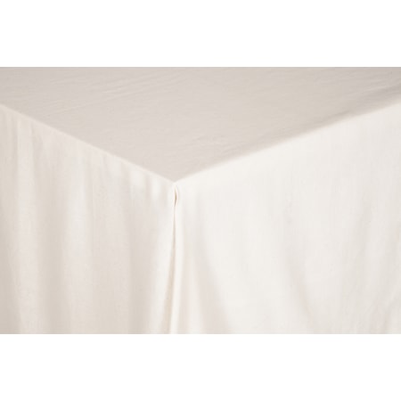 Linne Borddug 140x240 cm Hvid