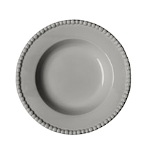 Assiette creuse DARIA gris 26 cm