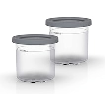Ninja NC300 Glassbeholder 2-pakning Klar/Grå