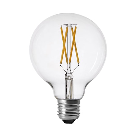 PR Home Shine LED-Lamppu Filament Globe 95 mm 470 lm Kirkas