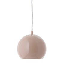 Ball Pendel Ø18 cm med takkopp Glossy Nude