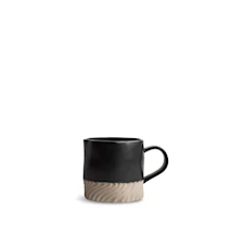 Swirl Mugg 38 cl Stengods Svart/Beige