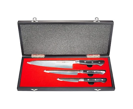 Set di coltelli Pro-S 3 pezzi in confezione regalo