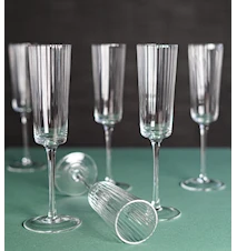 Hurray Champagnerglas 6er-Pack Transparent