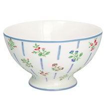 Hannah skål Ø15 cm, hvit/mønster