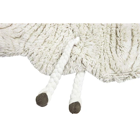 Woolable Matta Tvättbar 120x170 Pink Nose Sheep