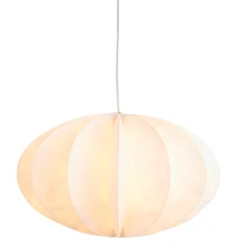 Pumpkin Taklampa Ø55x33 cm Papper Vit