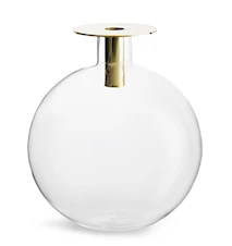 Top Vase Stor Gull/Klar