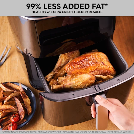 Easy Fry 3in1 Steam+ Airfryer Svart
