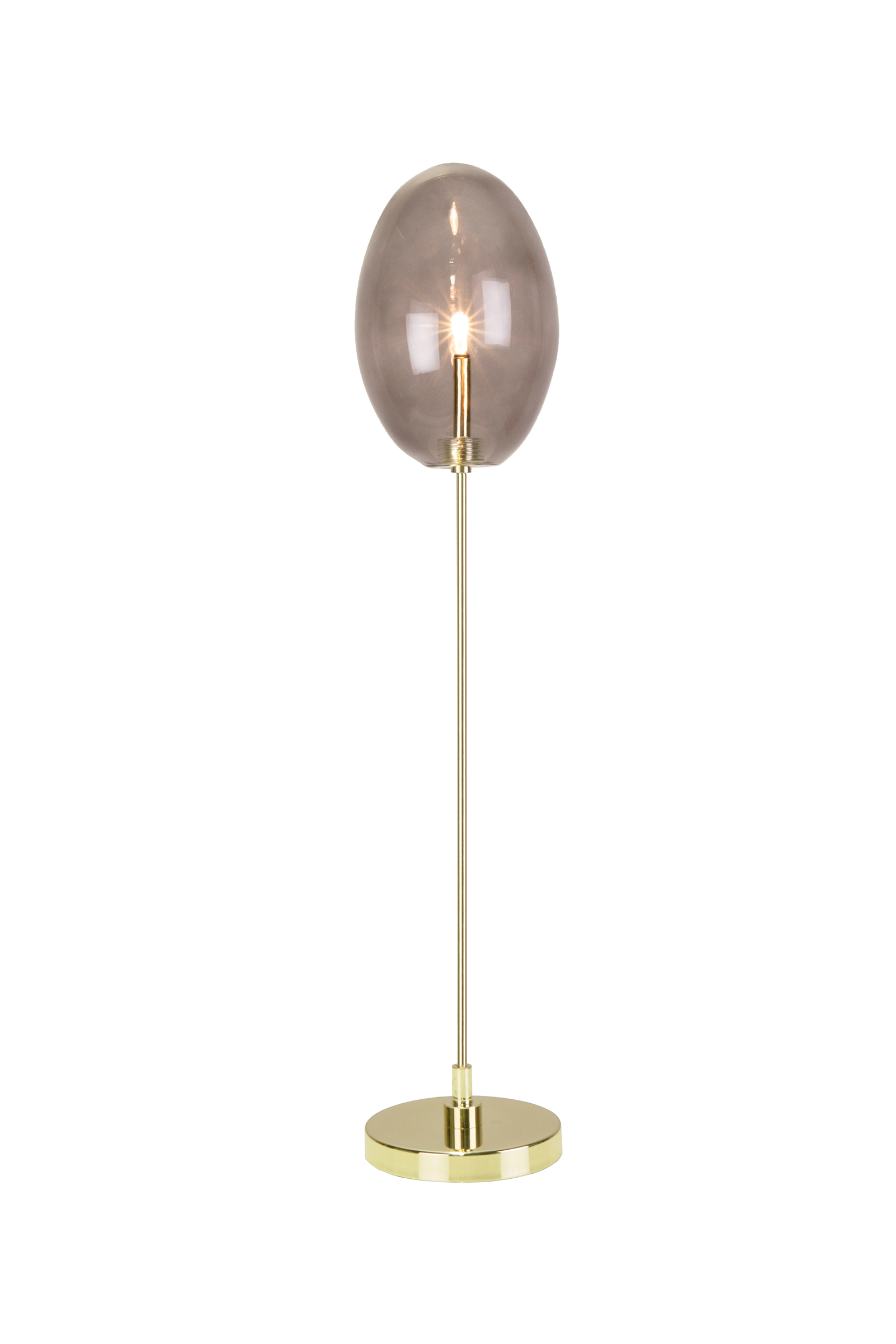 Bordslampa Drops High Rök – Globen Lighting Molekyl Bordlampa 27cm SvartRök