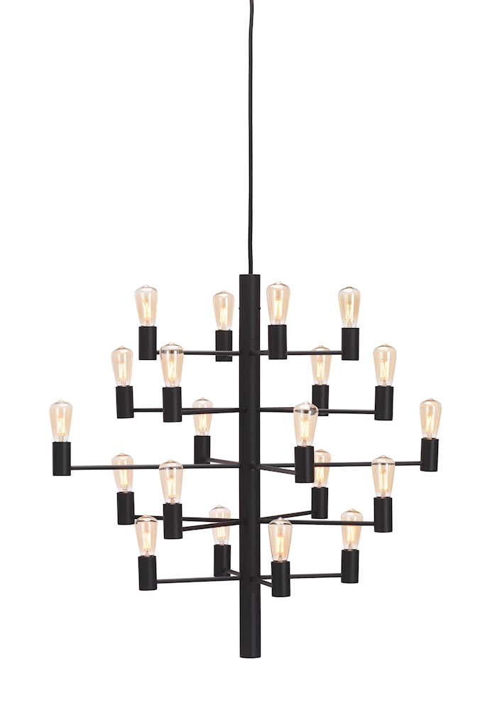 Manola 20 Kronor Svart E14 Dimbar LED