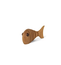 The Wood Fish Tredekorasjon 18 cm Eik