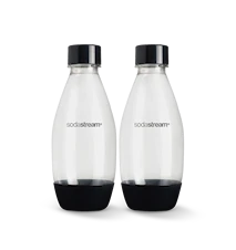 Flaska Fuse 2-pack 0,5 liter Svart