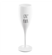 CHEERS Grl pwr, Champagneglas med print 6-pack 100ml