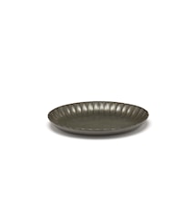 Inku Skål Oval 22cm Grön
