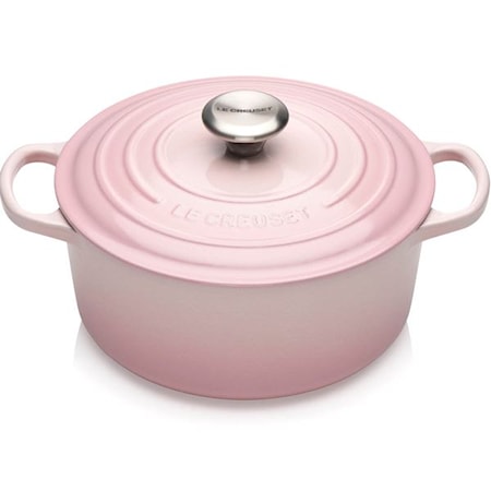 Le Creuset Rund Gryta 24 cm Shell Pink