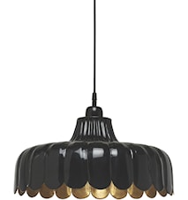 Wells Plafondlamp Zwart/Goud 43cm