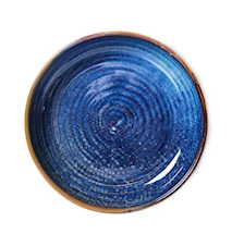 Chef ceramics: Djup tallrik M Rustic blue