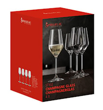 Style Champagneglas 31cl 4-pack Klar