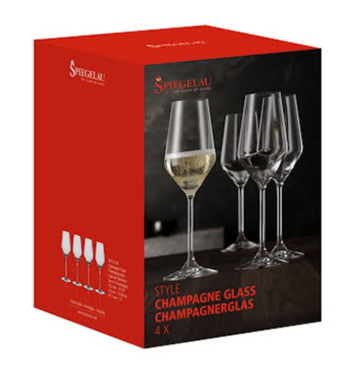 Style champagneglass 31 cl 4-pakning klar