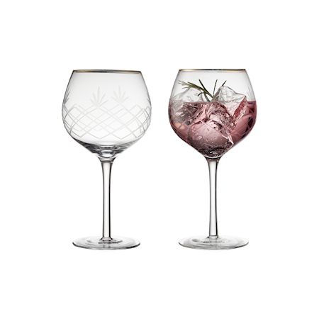 Milano Gin & tonic glas 60 cl 2-pack Klar