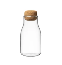 Glassflaske med kork liten