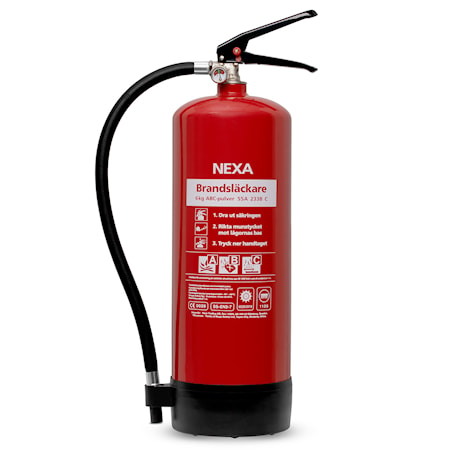 Nexa Fire & Safety Brandsläckare 6kg 55A Röd