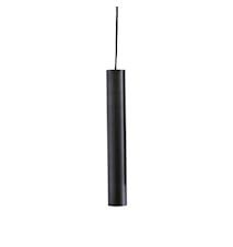 Lampadario PIN nero antico stretto 35 cm cavo 3 m