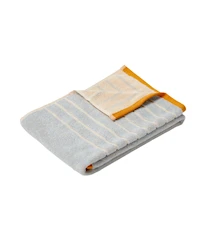 Håndklæde, bomuld, OEKO-TEX, sand/blå/orange