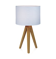 Kullen Lampe de table Chêne/Blanc 22,5cm