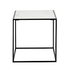 Cube Sidobord Vit Marmor S