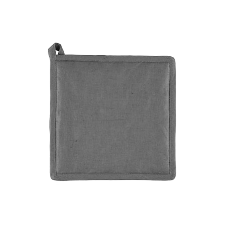 Grydelap Hør 24x24 cm Granit
