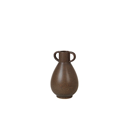 Broste Copenhagen Simi Vas 18×29,5 cm Keramik Brun