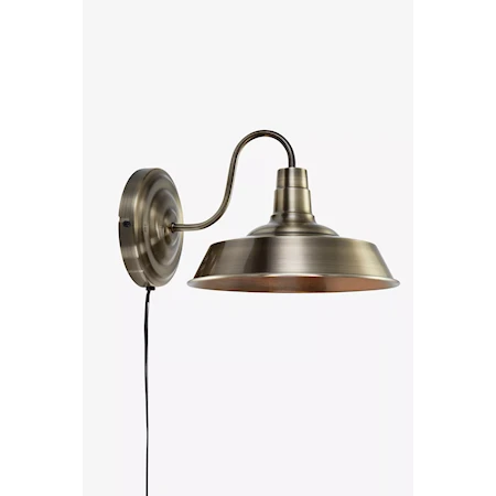 Grimsby Vägglampa 20 cm Antik