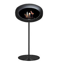 Le Feu Dome Ground Steel High Eldstad Svart
