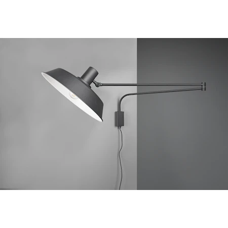 Bolder Vegglampe E27 Svart
