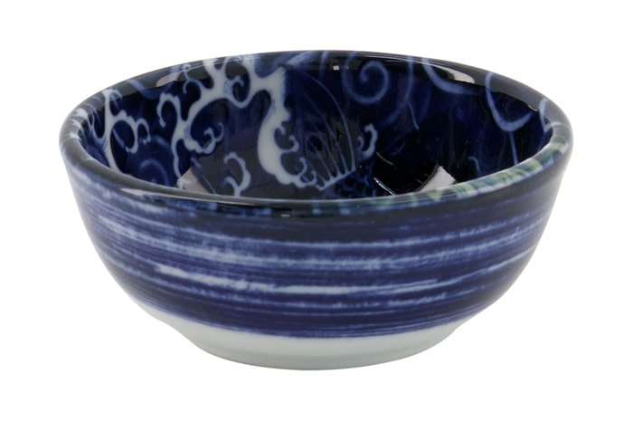 Japonism Carp skål 8,7 x 3,7 cm 95 ml, blå