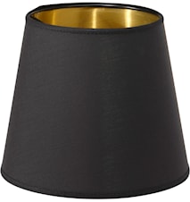 Lampenschirm Cia schwarz/gold 20cm