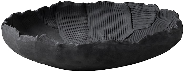 Art Piece Patch Skål 35 x 9 cm Svart