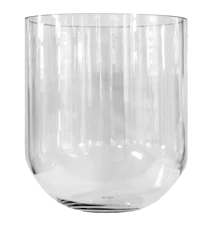 SIMPLE Glas Vas Klar Large