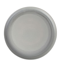 Morgon grå tallerken, kalkgrå