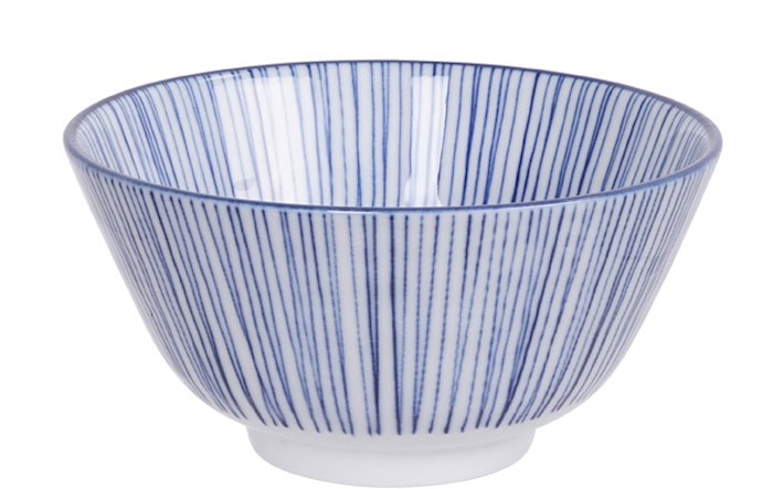 Nippon Blue Rice Bowl Lines 12 cm