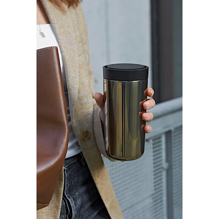 To-Go Click vacuum insulated cup, 0.4 l. - dark gold metallic