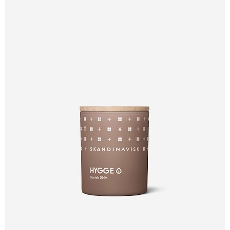 Skandinavisk HYGGE Mini Duftlys 65g Glas Brun